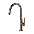 Phoenix Vask 190mm Gooseneck Sink Mixer - LF Brushed Bronze