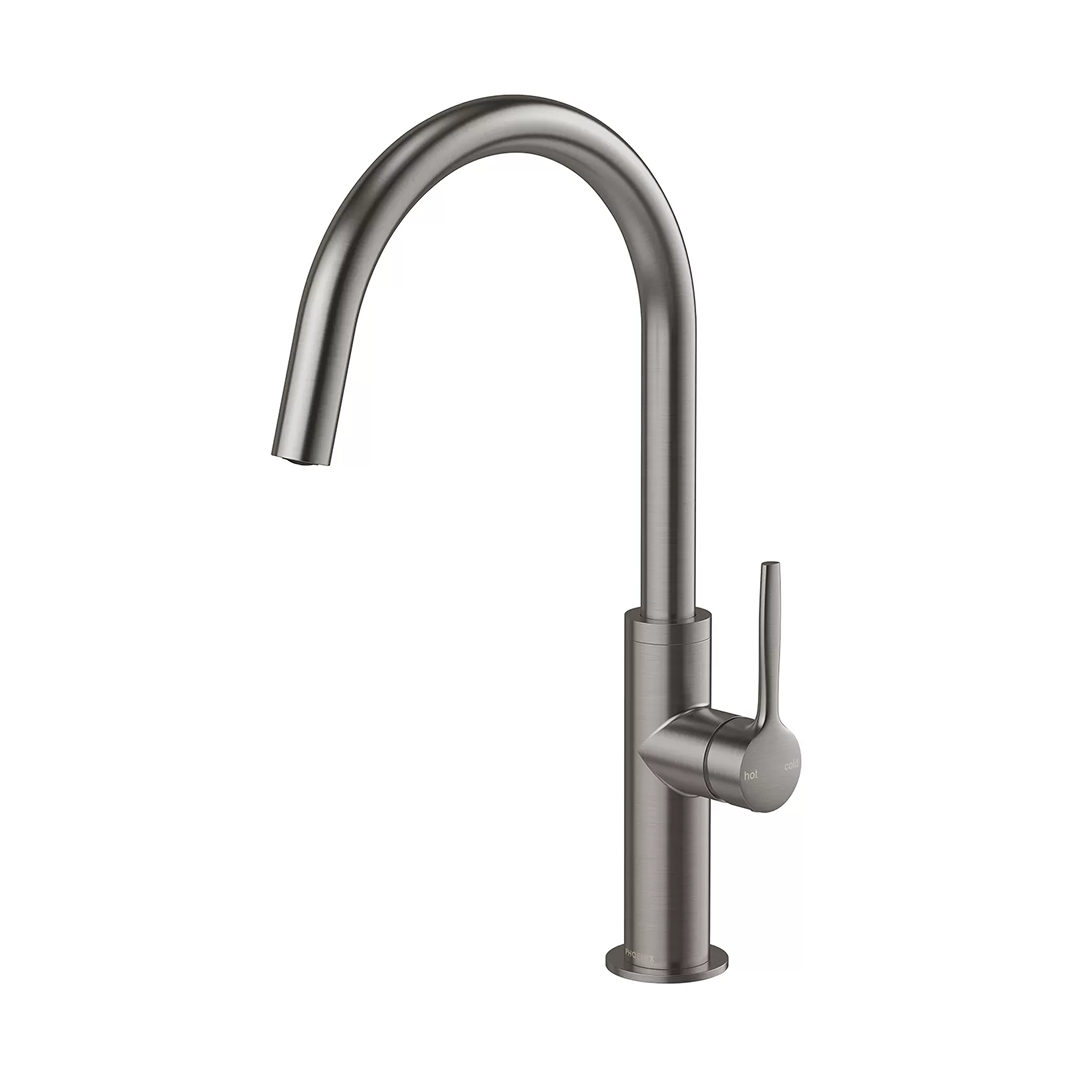 Phoenix Vask Sink Mixer 190mm - LF Brushed Carbon - 139-7330-31-1