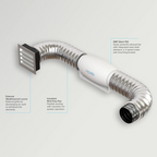 Expella Shadowline 1200mm Diffuser Pro Quiet Flow Inline Exhaust Kit - 1SLD1200P + 1406220