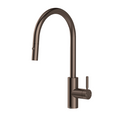 Phoenix Vivid MkII 240mm Gooseneck Pull Out Sink Mixer - LF Brushed Bronze