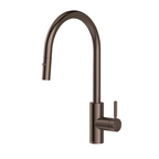 Phoenix Vivid MkII 240mm Gooseneck Pull Out Sink Mixer - LF Brushed Bronze