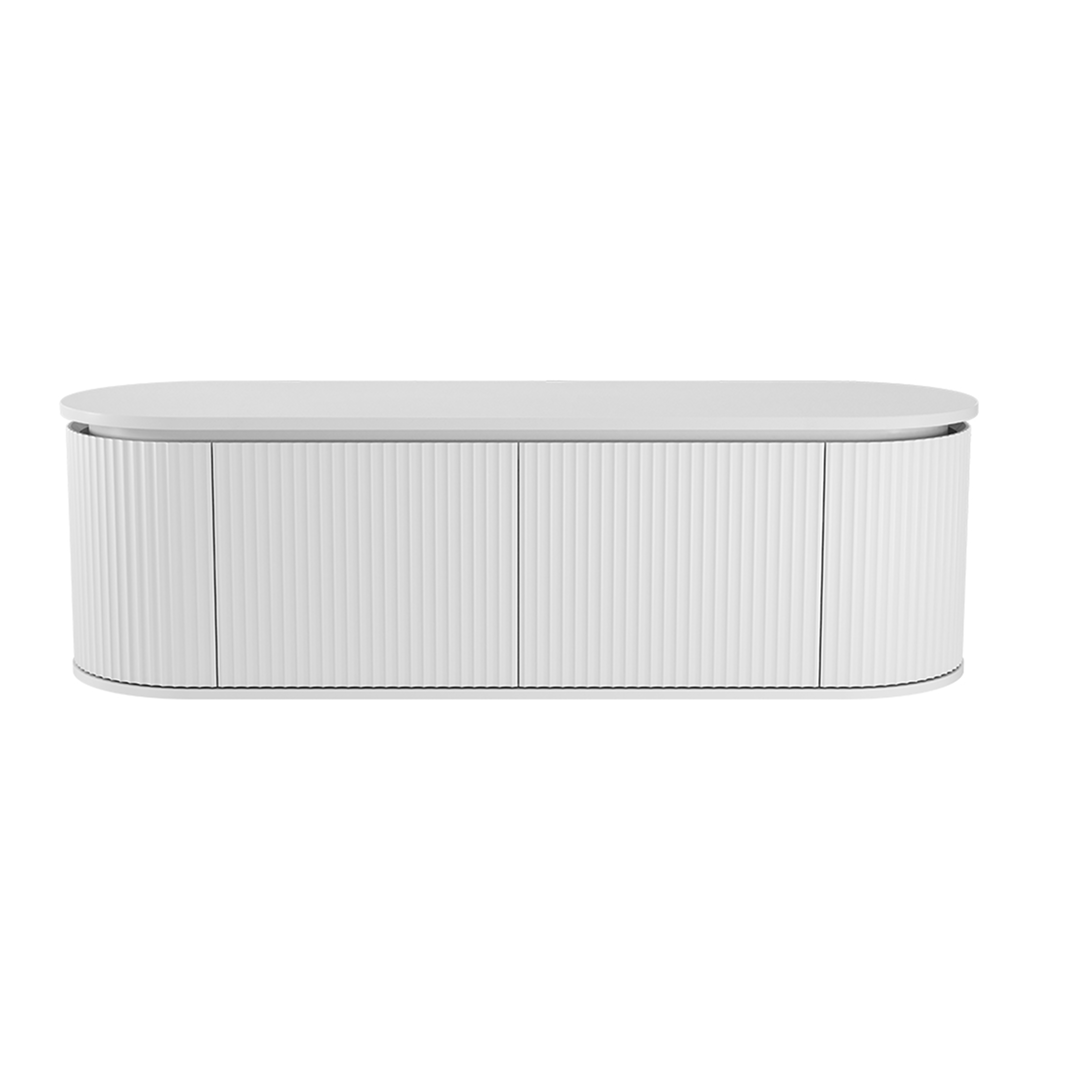 Fienza Empire Pill 1500 Wall Hung Cabinet - Satin White 150AW-C
