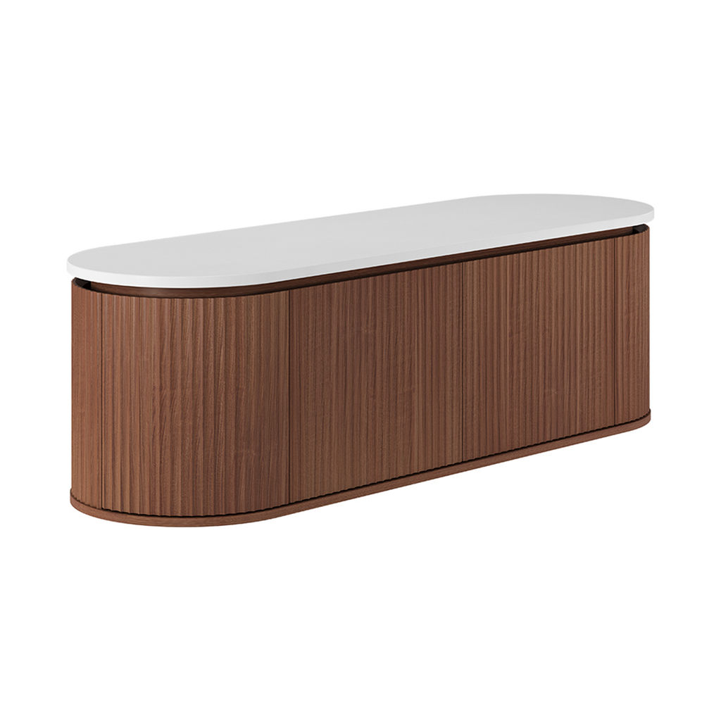 Fienza Empire Pill 1500 Wall Hung Cabinet - Walnut 150AWA-C