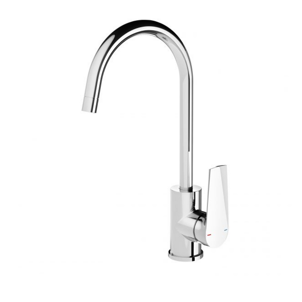 Phoenix Arlo 200mm Gooseneck Sink Mixer - LF Chrome - 151-7310-00-1