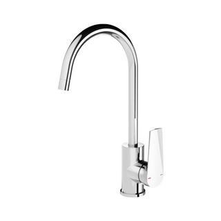 Phoenix Arlo 6 Star Gooseneck 200mm Sink Mixer - LF Chrome - 151-7311-00-1