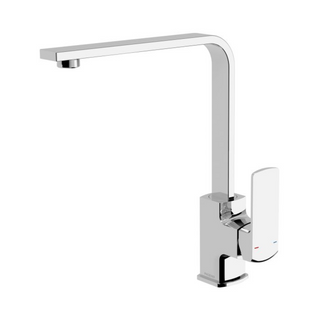 Phoenix Teva 6 Star Squareline 200mm Sink Mixer - LF Chrome - 152-7345-00-1