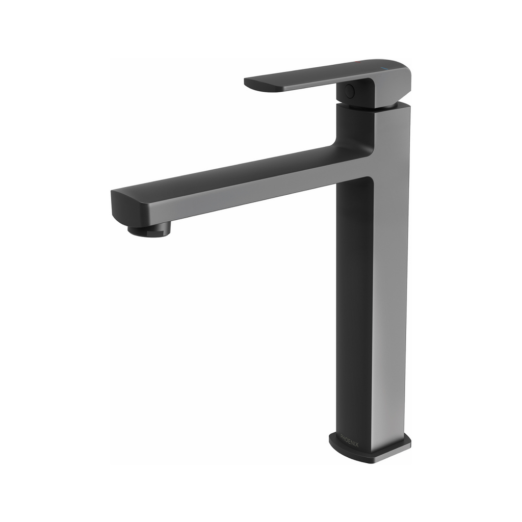 Phoenix Teva 6 Star Vessel Basin Mixer - LF Matte Black - 152-7901-10-1