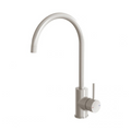 Phoenix Pina 6 Star Gooseneck 200mm Sink Mixer - LF Brushed Nickel - 153-7331-40-1