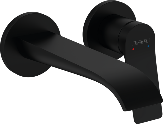 Hansgrohe Vivenis Wall Basin Mixer 192 (Requires In-Wall Body) LF - Matte Black 75050673