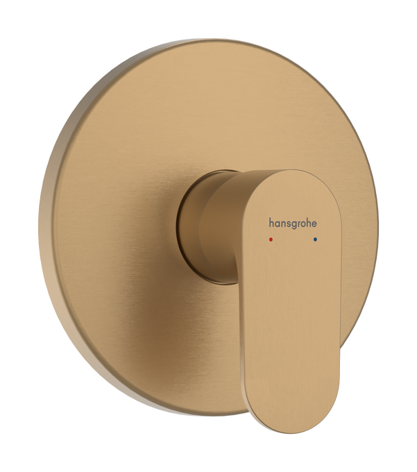 Hansgrohe Rebris S Wall Mixer (Requires iBox In-Wall Body) - Brushed Bronze 72667143