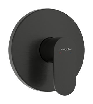 Hansgrohe Rebris S Wall Mixer (Requires iBox In-Wall Body) - Brushed Black Chrome - 72667343