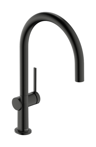 Hansgrohe Talis M54 Kitchen Mixer 220 1 Jet - Brushed Black Chrome 72804343