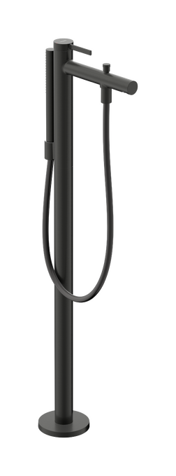 Hansgrohe Zesis S Floorstanding Bath Mixer - Brushed Black Chrome 74445343