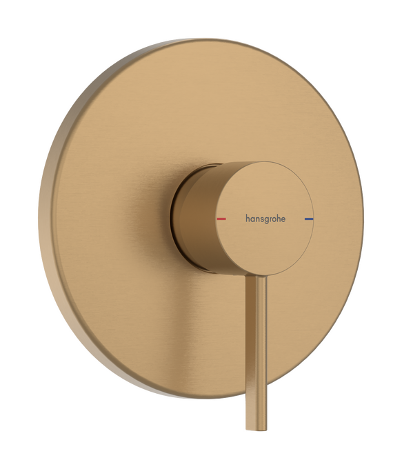 Hansgrohe Zesis S Shower Wall Mixer (Requires iBox In-Wall Body) - Brushed Bronze 74616143
