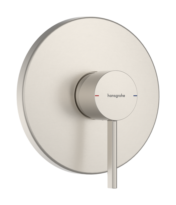 Hansgrohe Zesis S Shower Wall Mixer (Requires iBox In-Wall Body) - Brushed Nickel 74616823