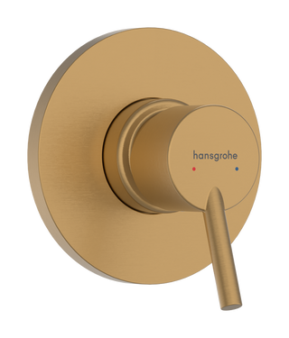 Hansgrohe Tecturis S Shower Wall Mixer (Requires In-Wall Body) - Brushed Bronze 73605143