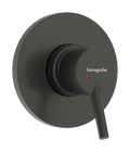 Hansgrohe Tecturis S Wall Mixer (Requires In-Wall Body) - Brushed Black Chrome 73605343