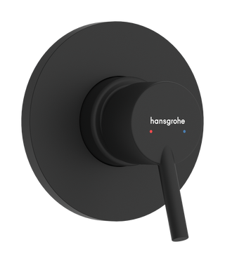 Hansgrohe Tecturis S Wall Mixer (Requires In-Wall Body) - Matte Black 73605673
