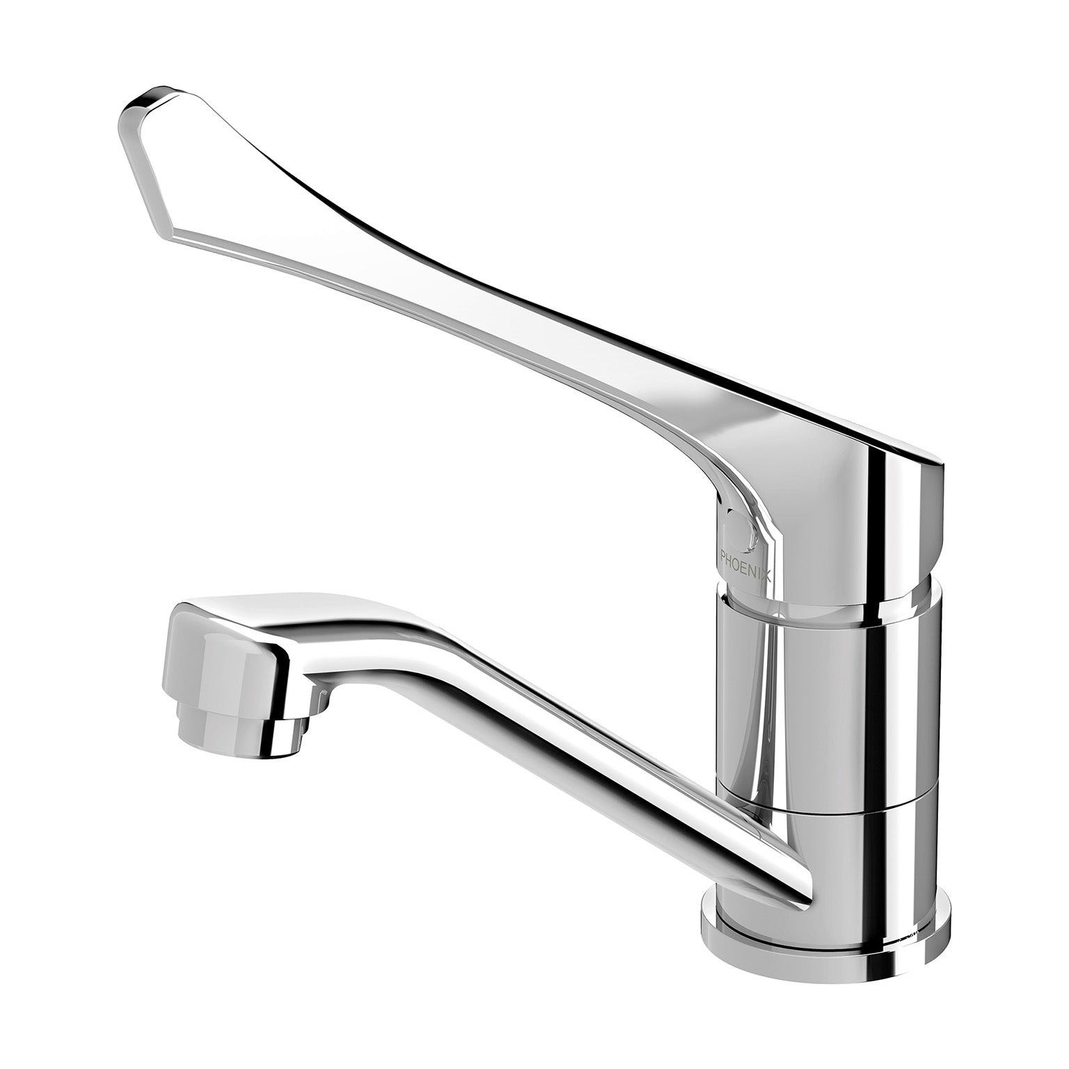 Phoenix Ivy MKII Extended Handle Swivel Basin Mixer 6 Star - Chrome - 155-7711-00-1