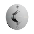 Hansgrohe ShowerSelect Comfort S Thermostat Two Function Wall Mixer (Requires In-Wall Body) - Chrome