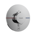 Hansgrohe ShowerSelect Comfort S Single Function Thermostat Wall Mixer (Requires In-Wall Body) - Chrome