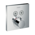 Hansgrohe ShowerSelect Thermostatic Mixer 2 Functions Includes IBox In-Wall Body - Chrome - 15763003 + 01850180