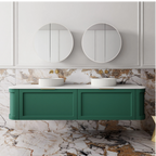 Cassa Design Westminster 1800mm Wall Hung Vanity - Emerald Green - WES1800GN