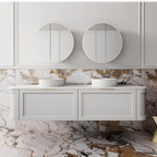 Cassa Design Westminster 1800mm Wall Hung Vanity - Pale Grey - WES1800PG