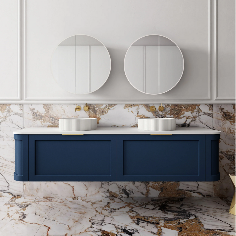Cassa Design Westminster 1800mm Wall Hung Vanity - Vintage Blue