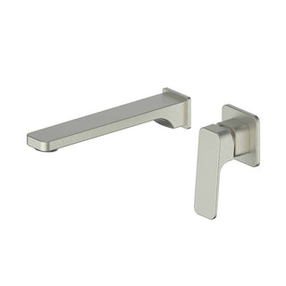Greens Swept Wall Basin Mixer - Brushed Nickel - 18602521