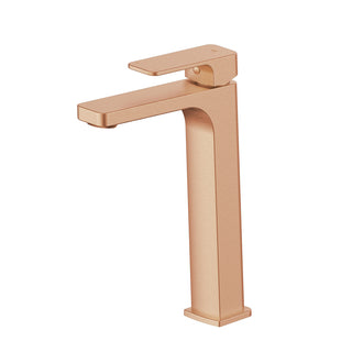 Greens Swept Tower Basin Mixer - Brushed Copper - 18602568