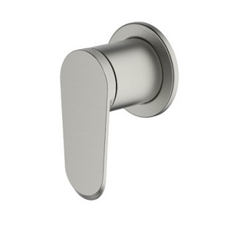 Greens Oakley Shower Wall Mixer (Trim Only) - Brushed Nickel