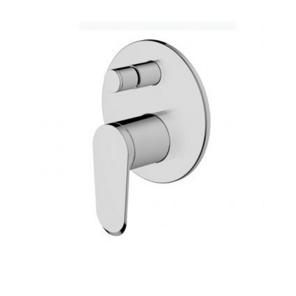 Greens Oakley Diverter Wall Mixer (Trim Only) - Chrome