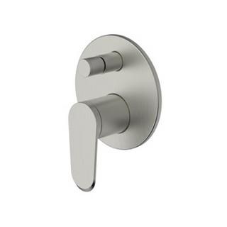 Greens Oakley Diverter Wall Mixer (Trim Only) - Brushed Nickel - 1910091