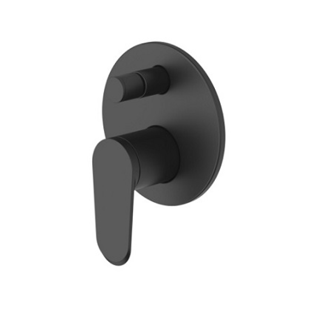 Greens Oakley Diverter Wall Mixer (Trim Only) - Matte Black - 1910097