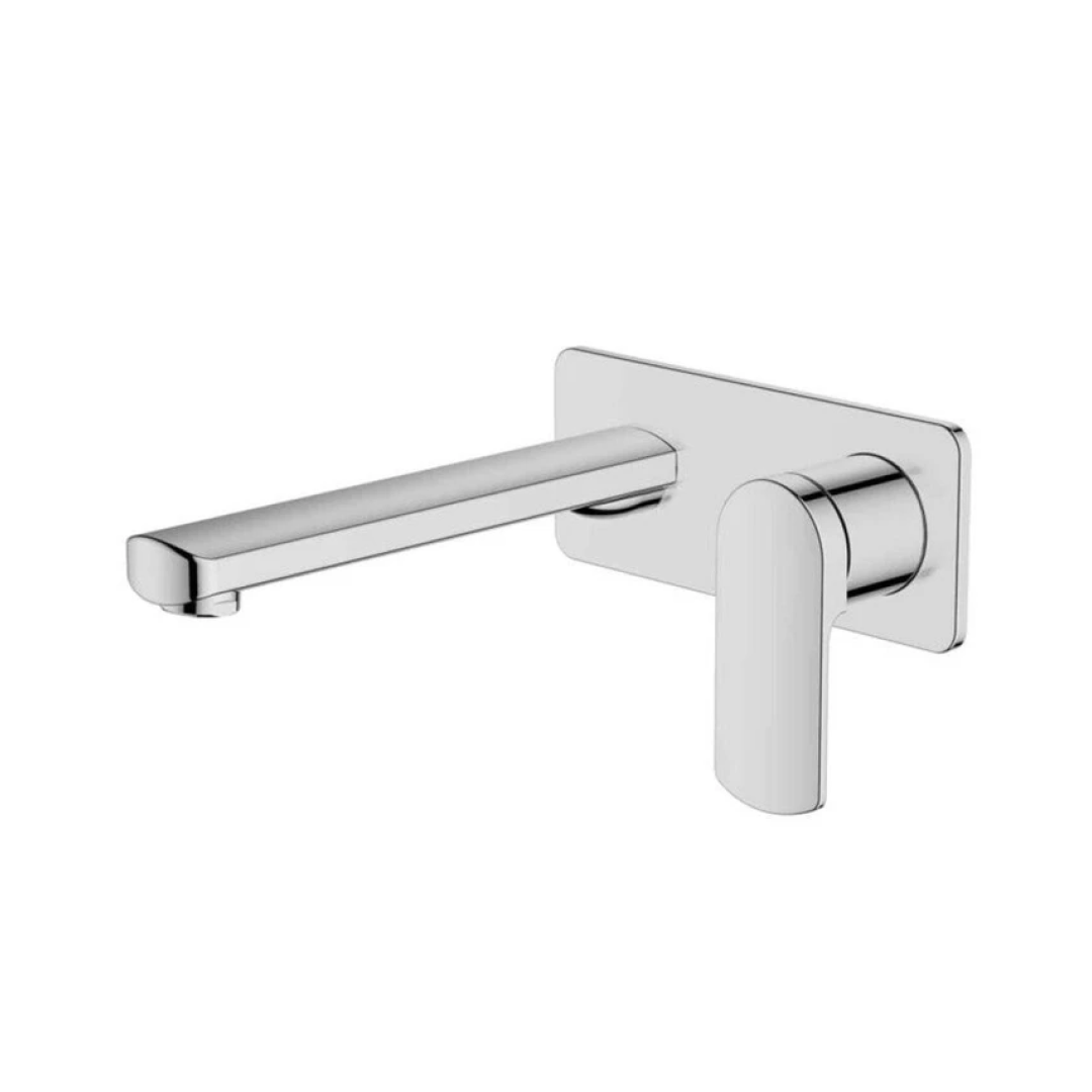 Greens Corban Wall Basin Mixer w/Faceplate - Chrome - 193003520