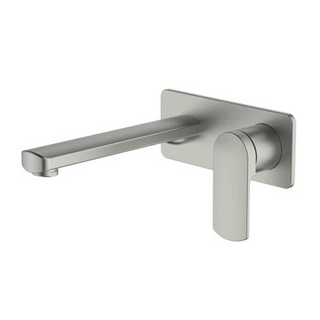 Greens Corban Wall Basin Mixer w/Faceplate - Brushed Nickel - 193003521
