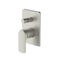 Greens Corban Diverter Wall Mixer Trim (Body Extra) - Brushed Nickel - 1930091