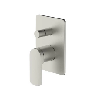 Greens Corban Diverter Wall Mixer Trim (Body Extra) - Brushed Nickel - 1930091