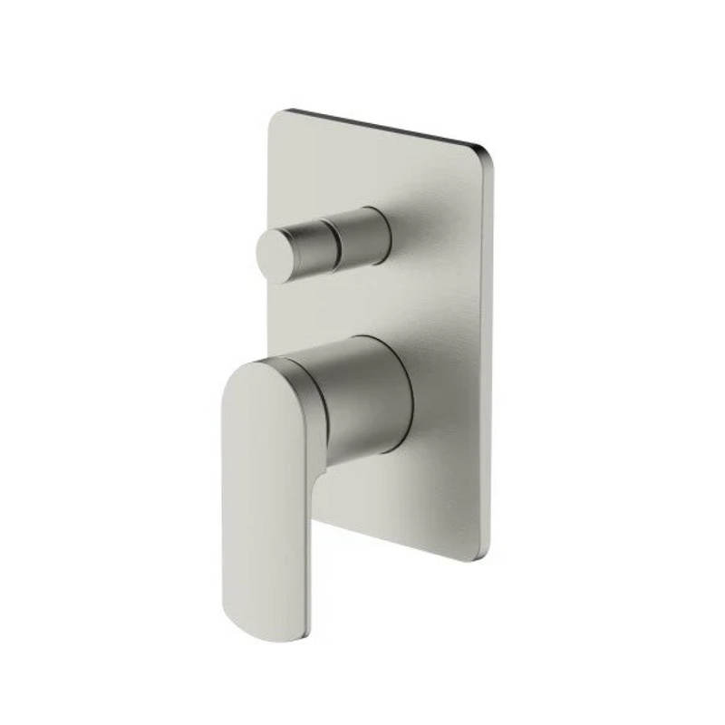 Greens Corban Diverter Wall Mixer Trim (Body Extra) - Brushed Nickel