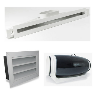 Expella 600mm Linear Slot Diffuser Silent Exhaust Kit - 1LSG600B + 1406220