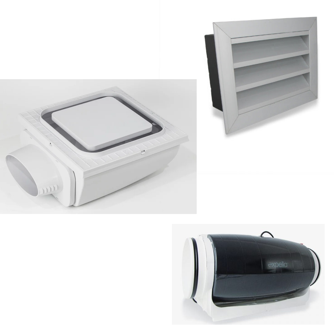 Expella Shadowline Squircle Silent Exhaust Kit - 1SLD280SC + 1406220