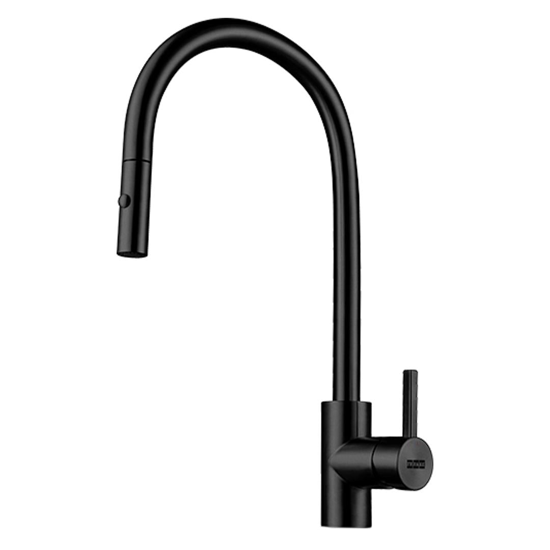 Franke - Eos Neo Pull-Out Tap - Black Steel - TA9601BS