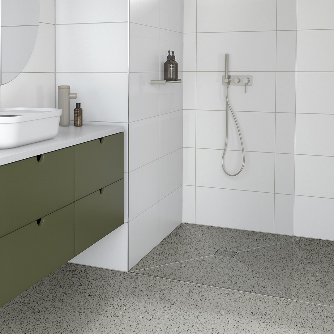 Phoenix Point 130mm Tile Insert Drain w/90mm Outlet - 316 Stainless Steel - 202-1305-51