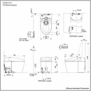 TOTO Neorest RS Integrated S-Trap 140-180mm Toilet  with Remote-Controlled Washlet, Elongated, Gloss White