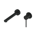 Greens Mika Wall Basin Mixer Set - Matte Black - 212125207