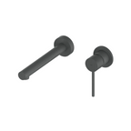 Greens Mika Wall Basin Mixer Set - Gun Metal - 212125209