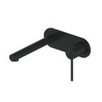 Greens Mika Wall Basin Mixer Set w/Plate - Matte Black - 212125217