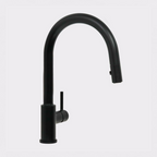 Villeroy & Boch Vita Pull Out Sink Mixer - LF Matte Black - 2138895
