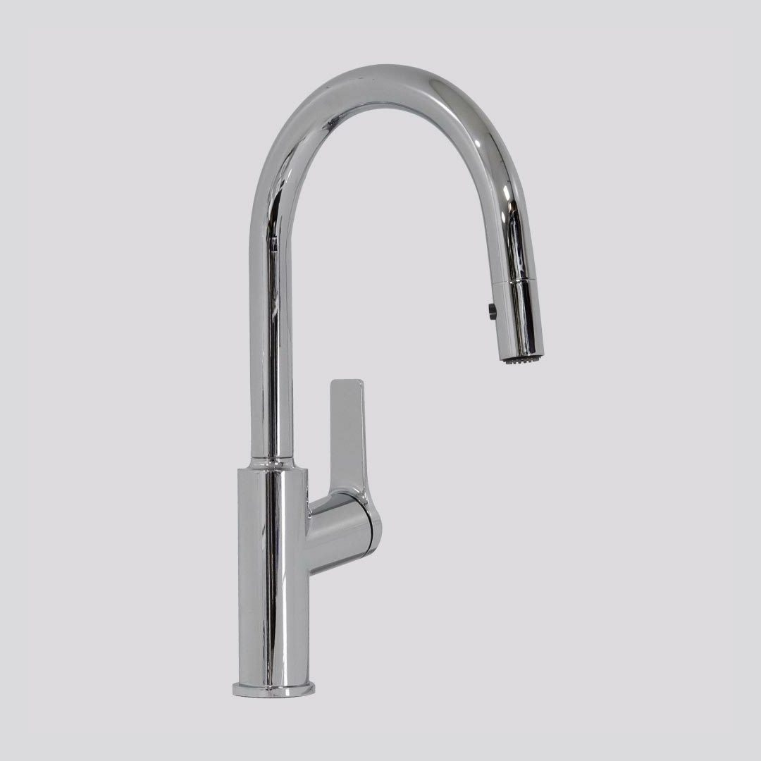 Villeroy & Boch Architectura Kitchen Mixer with Pull Out Spray - LF Chrome 2158861